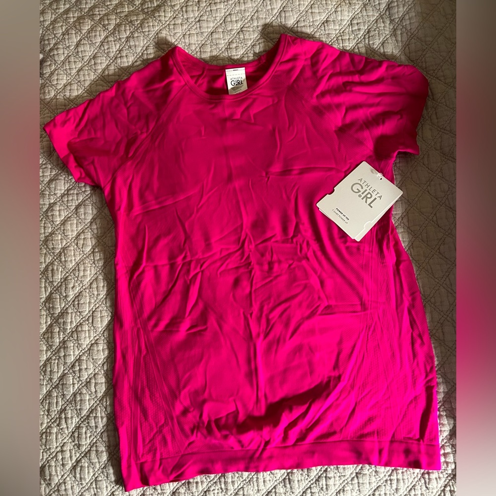 Athleta Hot Pink Active Tee - Girls